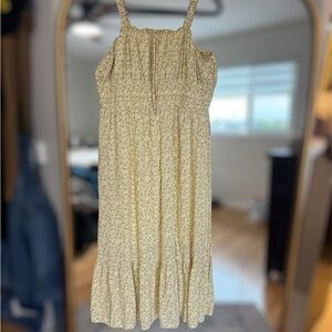Celebrity Pink Floral Yellow Sundress - XXL